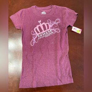 Purple Crown Graphic Kids T-Shirt